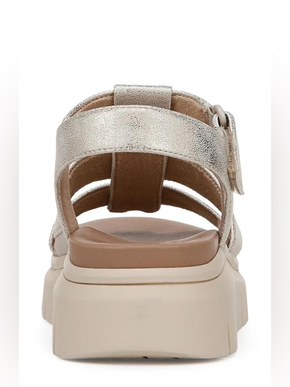 SOUL Naturalizer Gold faux leather Pippa Platform Sandal NWT - Picture 4 of 8